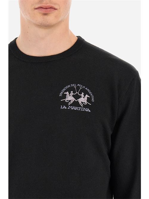 MAN SWEATER CREW NECK LAMBSCOT LA MARTINA | WMS016-YW025/9999